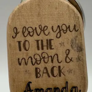 Custom Laser Engraved Keychain: Personalized Wood Keyring by AlohacoinsShop